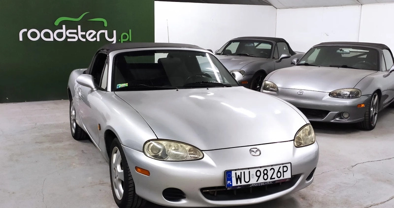 Mazda MX-5 cena 14900 przebieg: 141200, rok produkcji 2001 z Siemianowice Śląskie małe 742